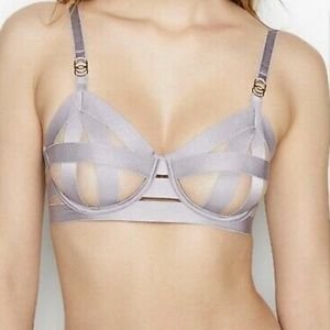 Victoria Secret Luxe Lingerie Banded Unlined Strappy Bra and Panty
